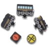 3D Train 5 Pack Jibbitz™ Charms