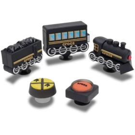 3D Train 5 Pack Jibbitz™ Charms