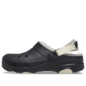 All Terrain Lined Clog “Black White”
