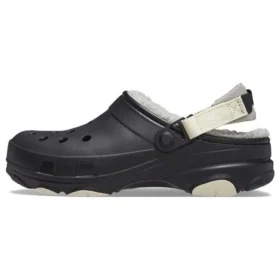 All Terrain Lined Clog “Black White”