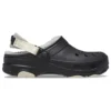All Terrain Lined Clog “Black White”