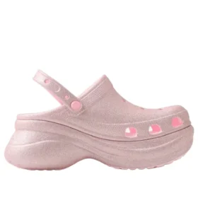 Bae Glitter Clog “Pink Milk”