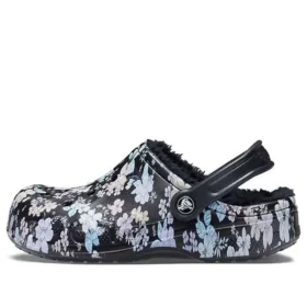 Baya Lined Clogs “Black White”