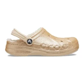 Baya Lined Glitter Clogs “Gold”