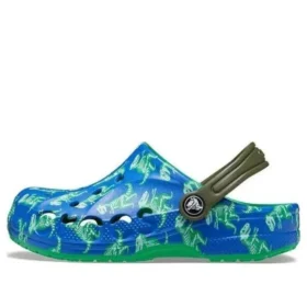 Baya Printed Clogs “Blue Bolt Multi”