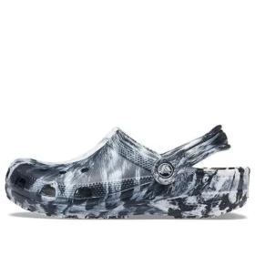 Beach Marble Unisex Black White Sandals “Black White”