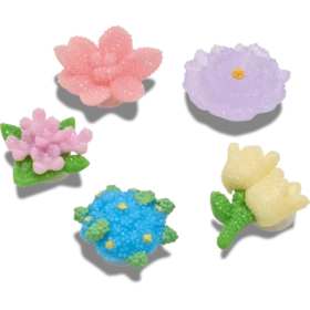 Beaded Flowers 5 Pack Jibbitz™ Charms