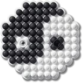 Beaded Ying and Yang Jibbitz™ Charms