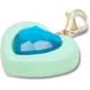 Blue Heart Sim Gem Charm Jibbitz Shoe Charm