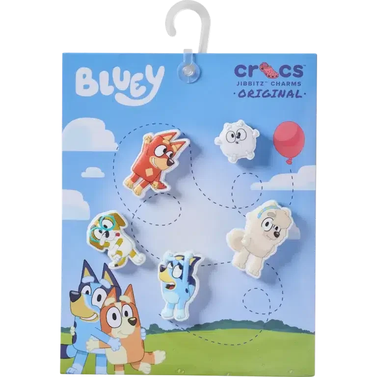 Bluey 5 Pack Jibbitz Shoe Charm Bluey 5 Pack Jibbitz Shoe Charm