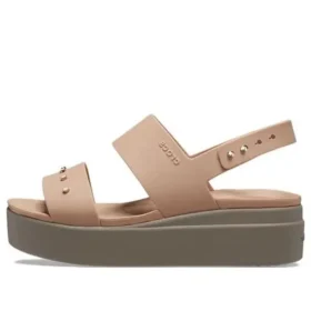 Brooklyn Studded Low Wedge “Cork Mushroom”