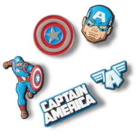 Captain America 5 Pack Jibbitz™ Charms