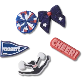 Cheer 5 Pack Jibbitz™ Charms
