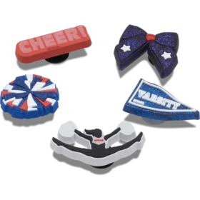 Cheer 5 Pack Jibbitz™ Charms