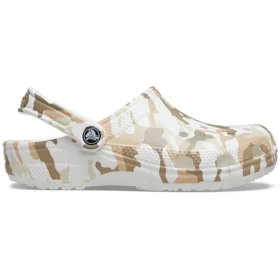 Classic Clog Camouflage Printing Beach “White Camouflage”