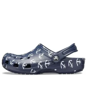 Classic Clog Printing Sandals Deep Blue