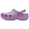 Classic clouds Retro Beach Shoe Purple