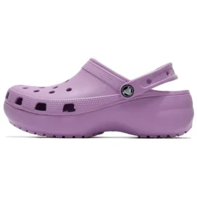 Classic clouds Retro Beach Shoe Purple