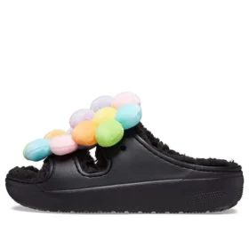 Classic Cozy Daisy Clogs “Black Multi”