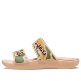 Classic Croc Printed Camo “Tan Green”