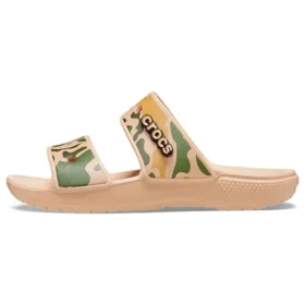 Classic Croc Printed Camo “Tan Green”