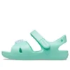 Classic Cross-Strap Charm Sandals “Turquoise”