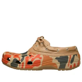 Classic Duck Camo Boat Shoe “Tan Shocking Orange” Classic Duck Camo Boat Shoe “Tan Shocking Orange”