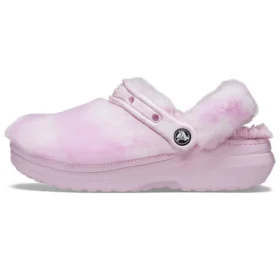Classic Fur Sure Clogs Ballerina “Pink White”