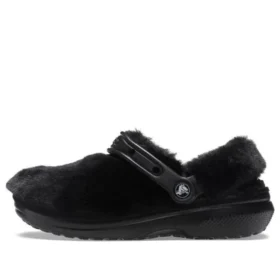 Classic Fur Sure Slip On Clogs “Black”
