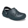 Classic Glitter Black Lined Clogs “Starry Skies”