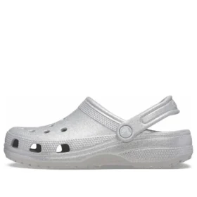 Classic Glitter Clogs “Silver”