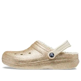 Classic Glitter Lined Clogs “Gold”