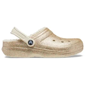 Classic Glitter Lined Clogs “Gold”