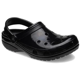 Classic High Shine Clog “Black”