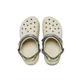 Classic Hiker Ikat Clogs “White Tan”