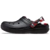 Classic Lined Camo Clog “Black & Red”