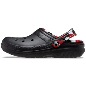 Classic Lined Camo Clog “Black & Red”