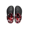 Classic Lined Camo Clog “Black & Red”
