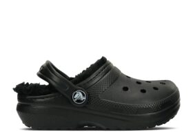 Classic Lined Clog Kids ‘Black’