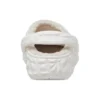 Classic Lined Geometric Clogs “White”