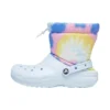 Classic Lined Neo Puff Boots “Tie Dye Mineral Blue”