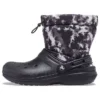 Classic Lined Neo Puff Tie Dye Boots “Black White”