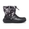 Classic Lined Neo Puff Tie Dye Boots “Black White”
