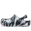 Classic Marbled Clogs “Black White”
