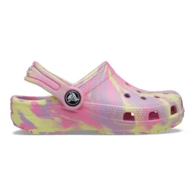 Classic Marbled Clogs “Pink Yellow”