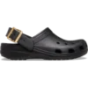 Classic Metallic Buckle Clog