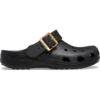 Classic Metallic Buckle Clog