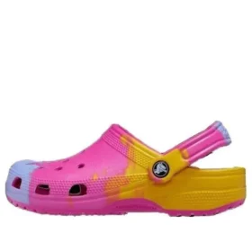 Classic Ombre Clogs “Pink Yellow Blue”