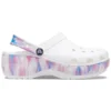 Classic Platform Dream Clog “White Purple”