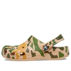 Classic Printed Camo Clog “Khaki Green”